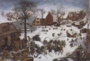 BRUEGHEL, Pieter the Younger The Numbering at Bethlehem oil painting artist